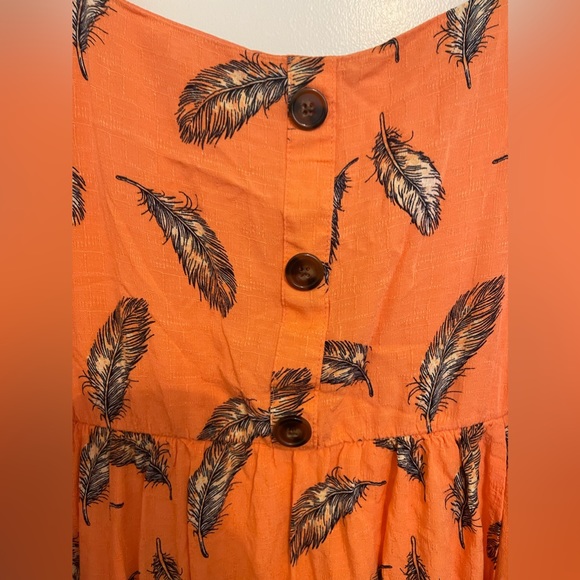 Torrid orange sundress, size 2 (18/20) - Picture 3 of 5